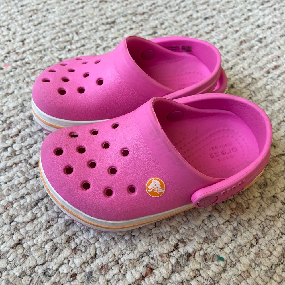 SOLD Pink Crocs - Picture 1 of 6